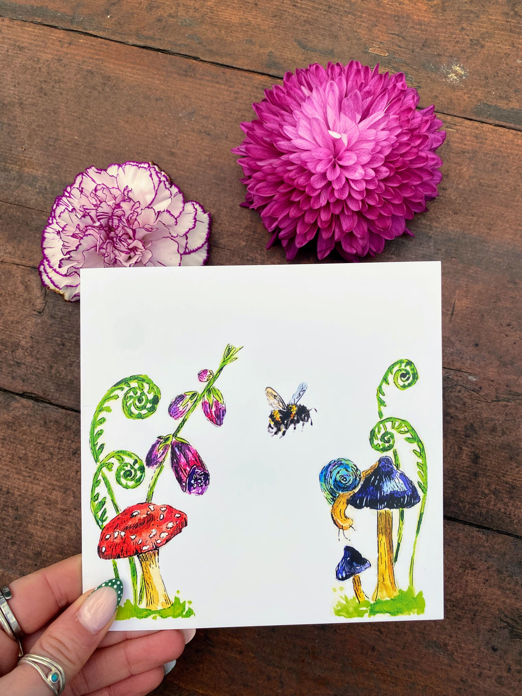 Mushrooms Card
